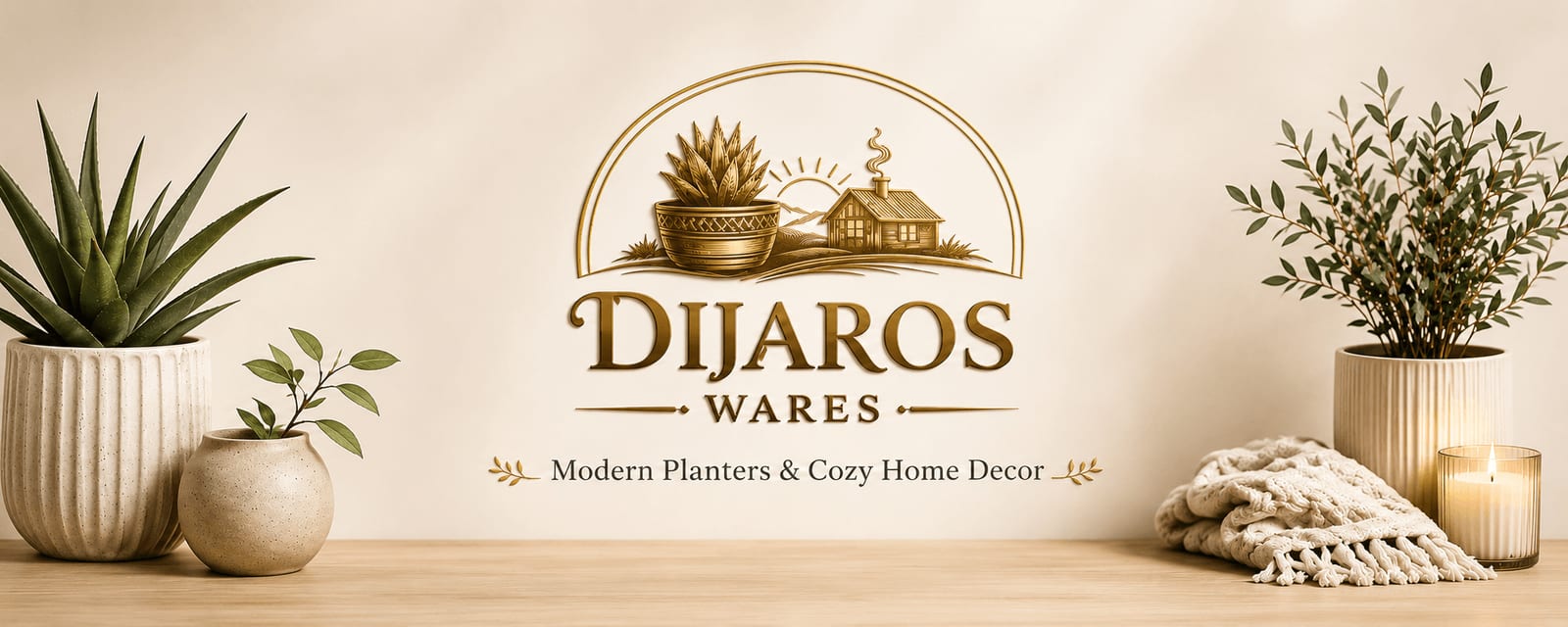 Dijaros Wares, Modern Planters & Cozy Home Decor