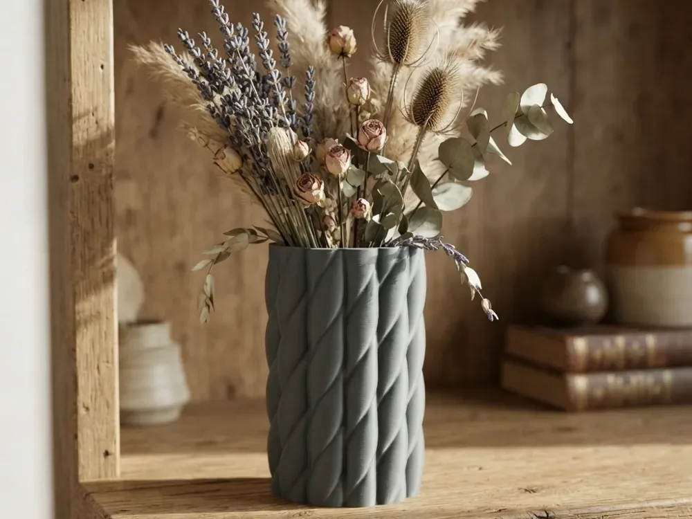Braided Rope Vase