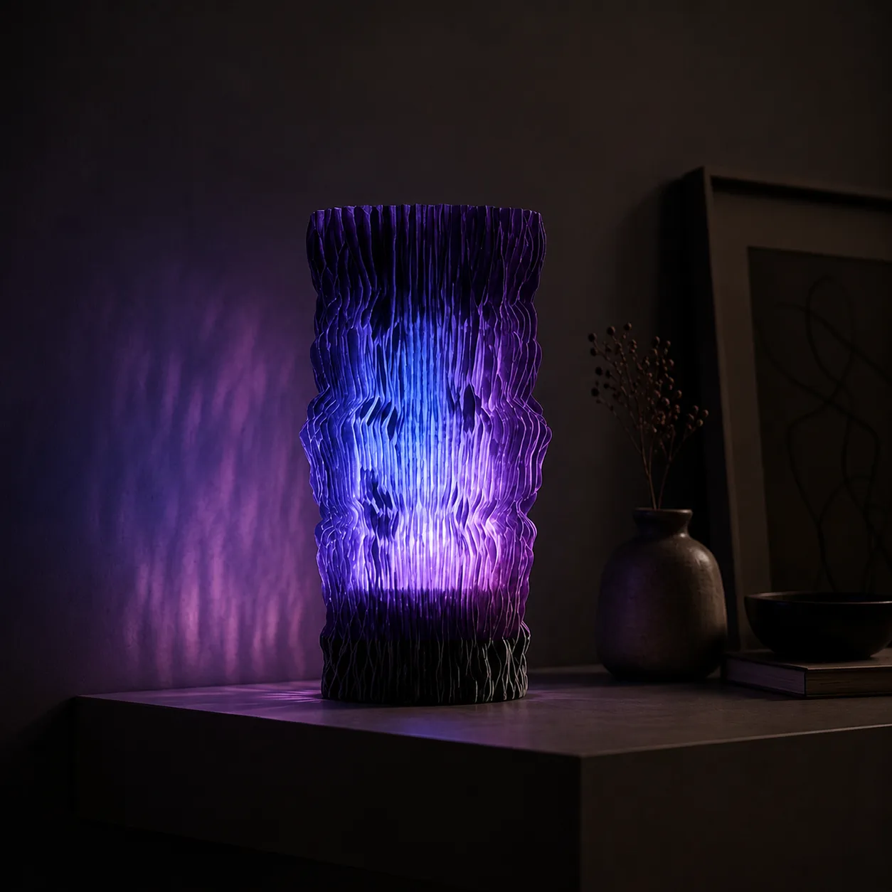Cosmic Veil Lamp
