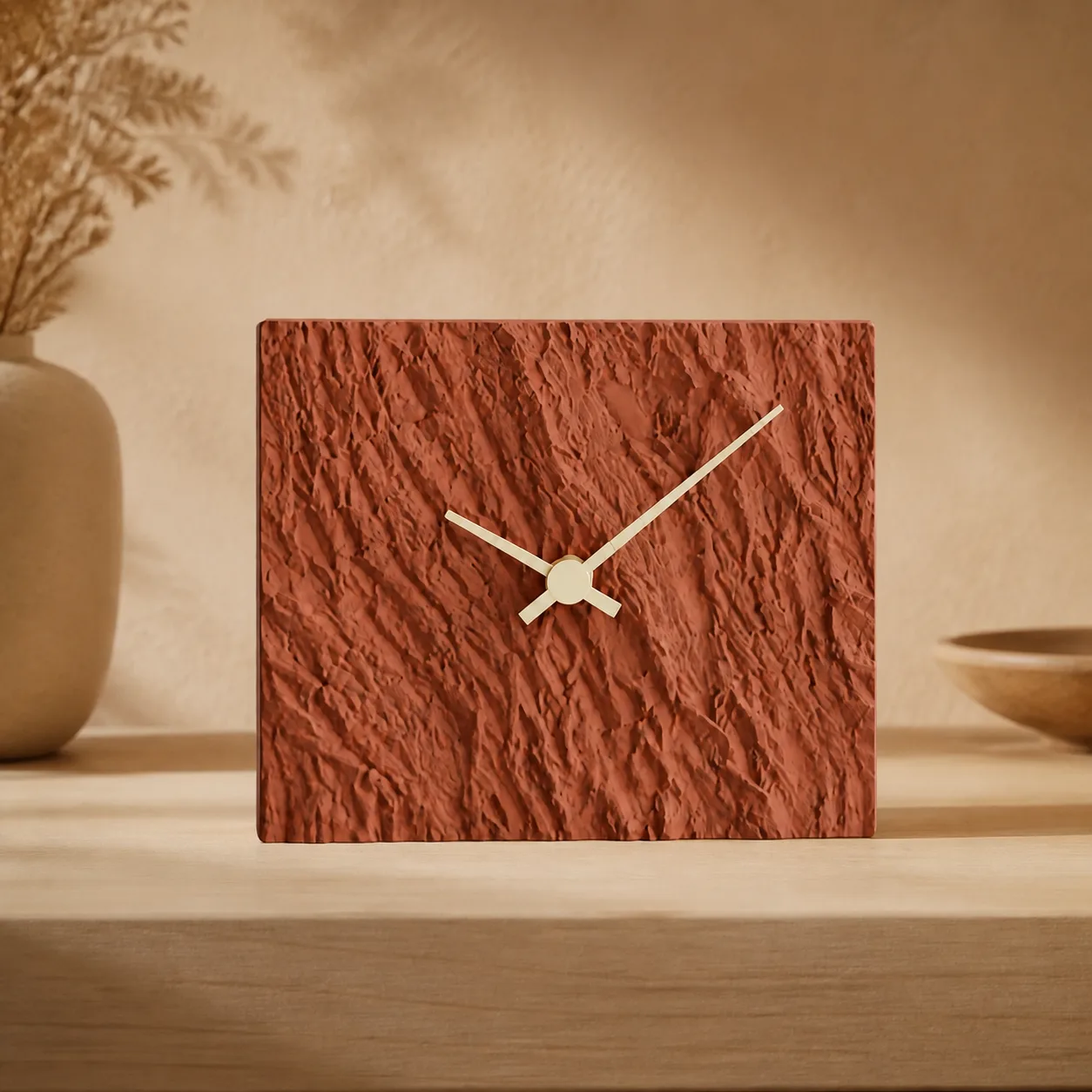 Textured Clock