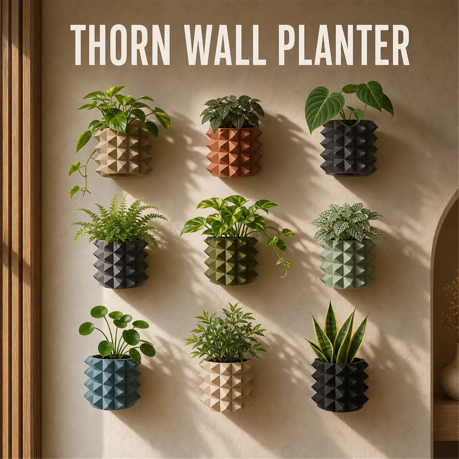 Thorn Wall Planter