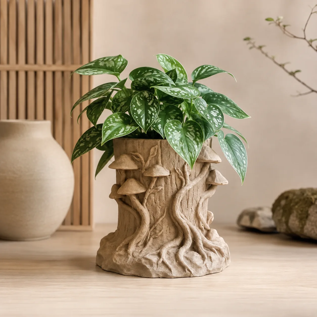 Toadstool Stump Planter